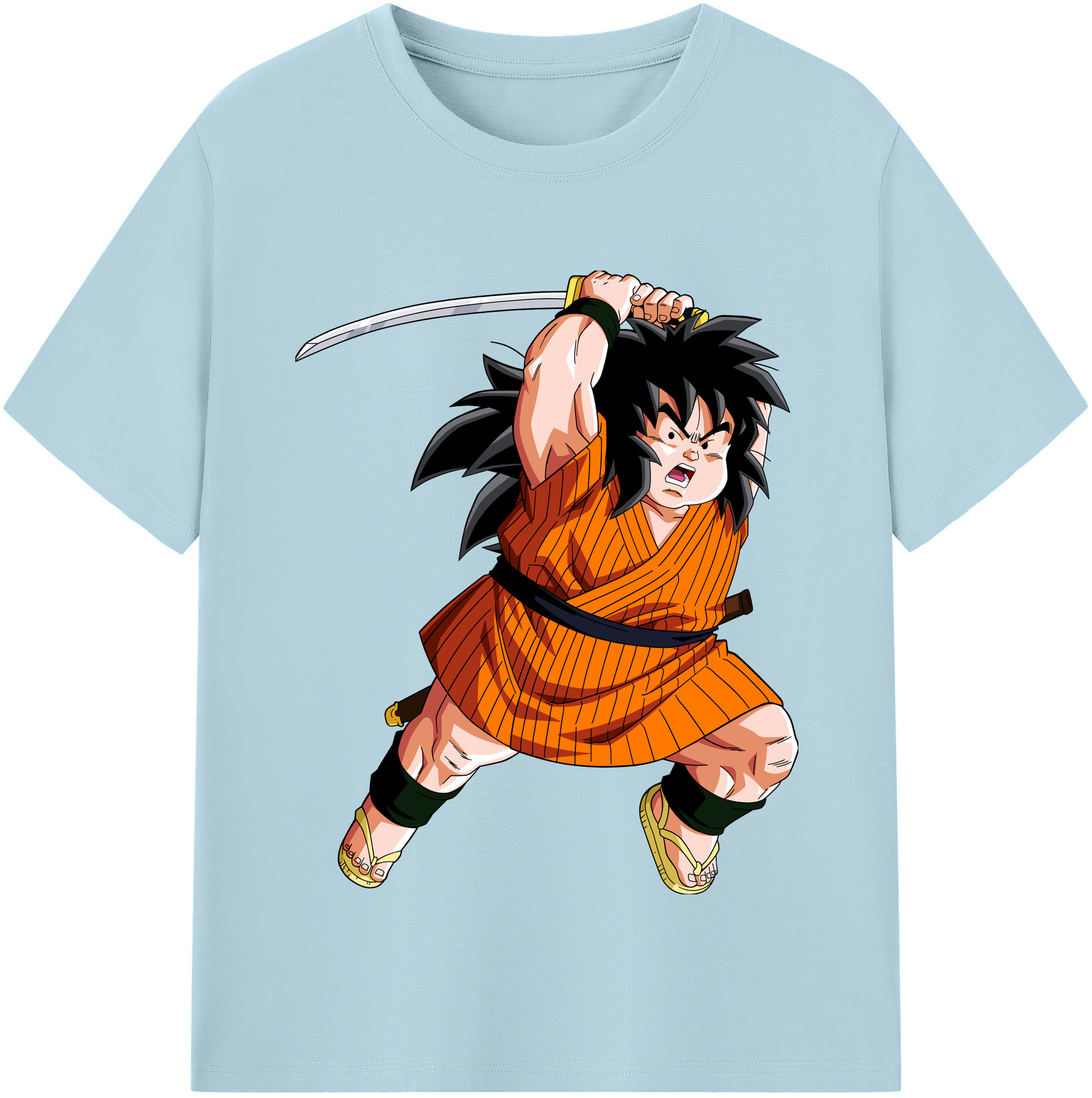 （画像用） ドラゴンボール やじろべえ DRAGON BALL Yajirobe 綿100％半袖Tシャツ（フロントプリント）